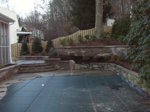 Celtik Wall and Steps Before