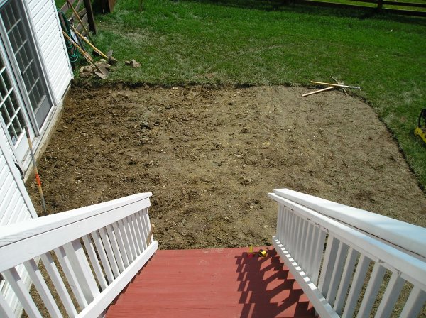 Patio Stairs - Before